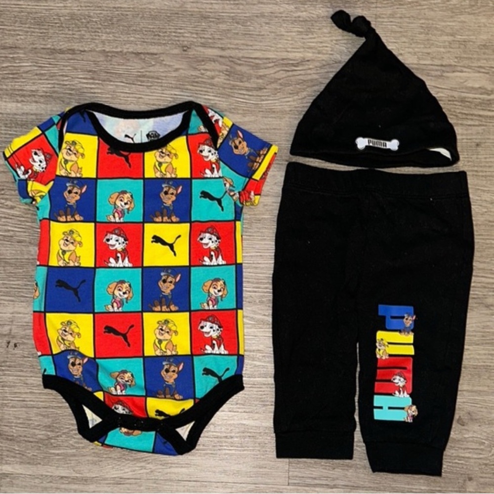 NIB Puma Paw Patrol 3 piece set. 0-3 months - Picture 3 of 9